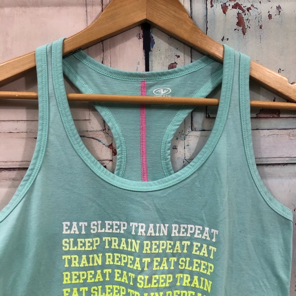 ➝ 2/$12 - Workout Tee EAT SLEEP TRAIN REPEAT - Picture 8 of 8